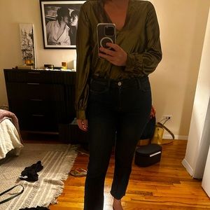 L’Agence Gold bodysuit.